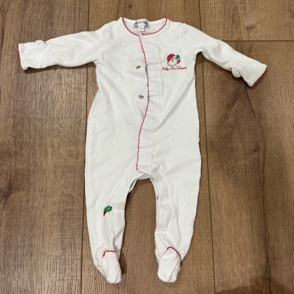 Baby’s first Christmas layette size 6 months. Magnolia baby.